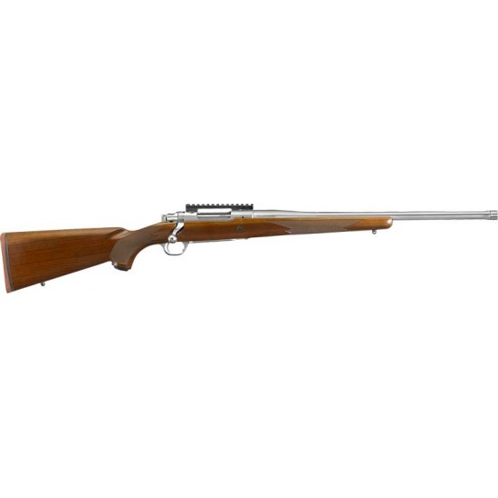 RUGER HAWKEYE HUNTER .308 WIN STAINLESS WALNUT THREADED