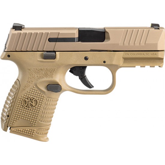 FN 509 COMPACT 9MM LUGER 1-12RD 1-15RD FDE