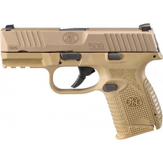 FN 509 COMPACT 9MM LUGER 2-10RD FDE