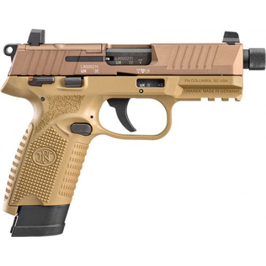 FN 502 TACTICAL .22LR 1-15RD/1-10RD FDE/FDE