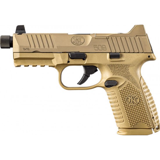 FN 509 TACTICAL 9MM BUNDLE 5-10RD NS FDE/FDE