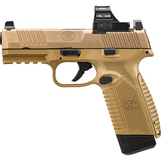 FN 545 MRD 45 ACP W/ HOLOSUN 407C 2-15 RD MAGS NMS FDE