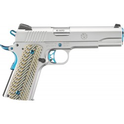 RUGER SR1911 BPVD 45ACP 8-SHOT STAINLESS WOOD GRIPS