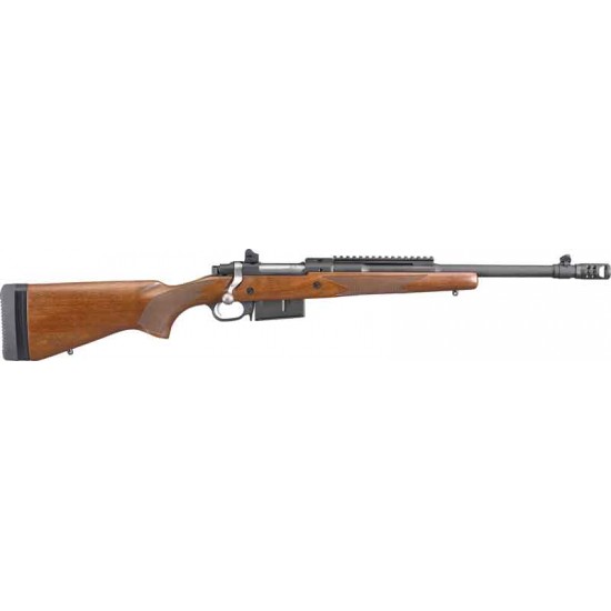 RUGER M77-GS GUNSITE SCOUT RIFLE .450 BUSHMASTER WALNUT