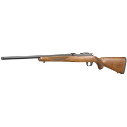 RUGER 77/17 .17WSM BLUE WALNUT W/RINGS THREADED
