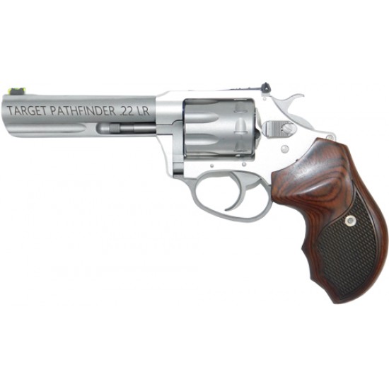 CHARTER ARMS PATHFINDER .22LR ROSE WOOD GRIPS 4.2