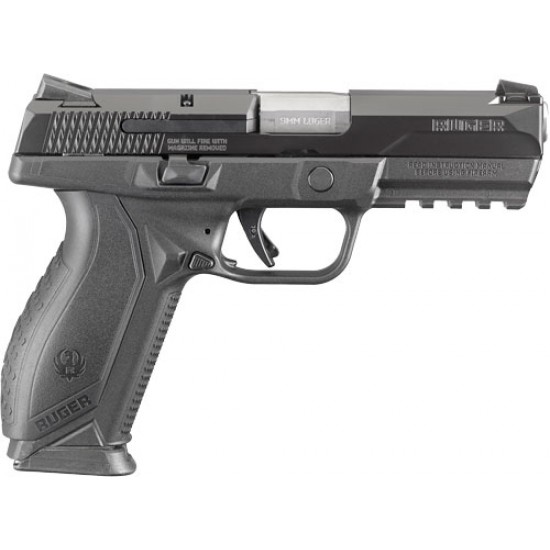 RUGER AMERICAN 9MM LUGER FS 17-SHOT BLACK MATTE SYNTHETIC