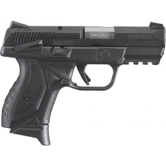 RUGER AMERICAN COMPACT 9MM FS 17-SHOT BLACK MAT W/SAFETY