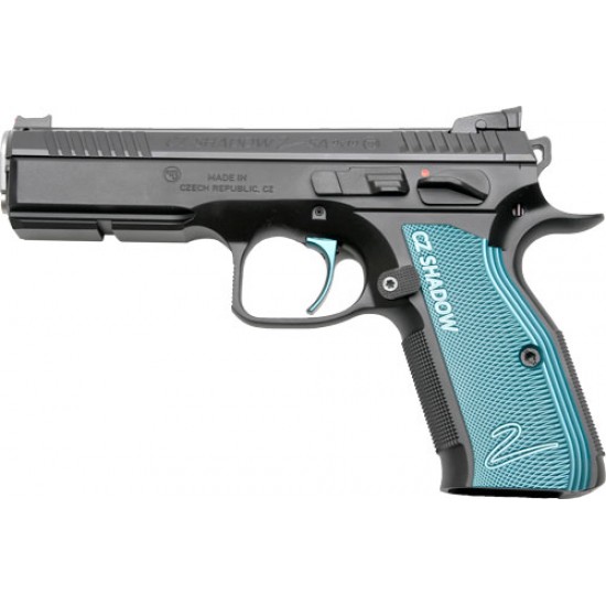 CZ CUSTOM SHADOW 2 SA ACCU 9MM FS 17-SHOT BLK POLYMER FINISH