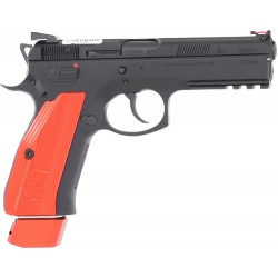 CZ 75 SP-01 COMPETITION 9MM 21-SHOT BLACK RED GRIPS