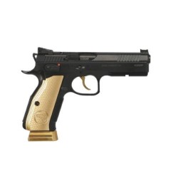 CZ SHADOW 2 GOLD DIGGER OR 9MM 19RD GOLD GRIP ADJ REAR SIGHT CZ SHADOW 2 GOLD DIGGER OR 9MM 19RD GOLD GRIP ADJ REAR SIGHT