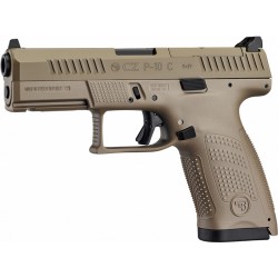 CZ P-10 C OR 9MM FS 15-SHOT FLAT DARK EARTH