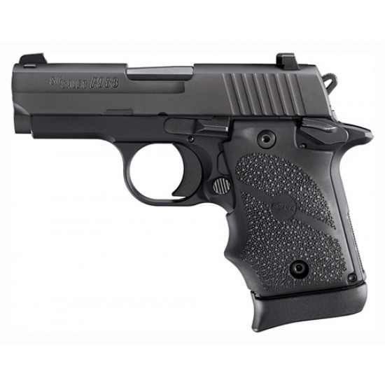 SIG SAUER P938 BRG 9MM 3" SAO SIGLITE (1)7RD RUBBER/BLACK