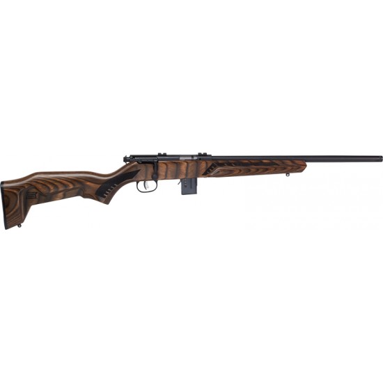 SAVAGE 93R17 MINIMALIST .17HMR 18 MATTE/BROWN LAMINATE