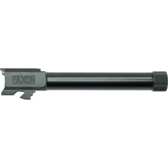 FAXON FITS GLOCK 17 GEN5 BARREL 9MM DUTY THREADED BLACK