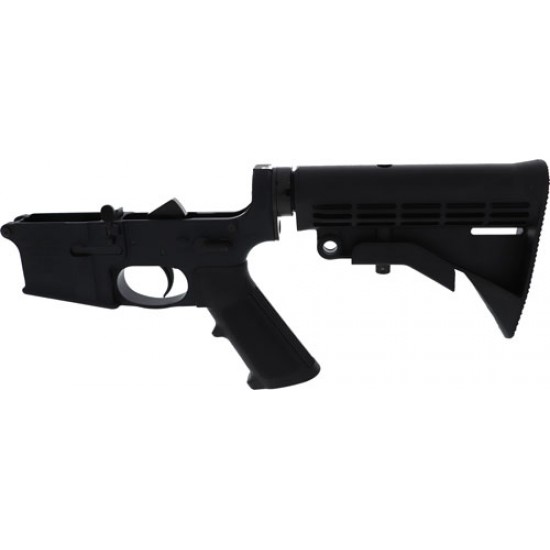 ANDERSON COMPLETE AR15 LOWER RECEIVER 5.56 BLACK CLOSED
