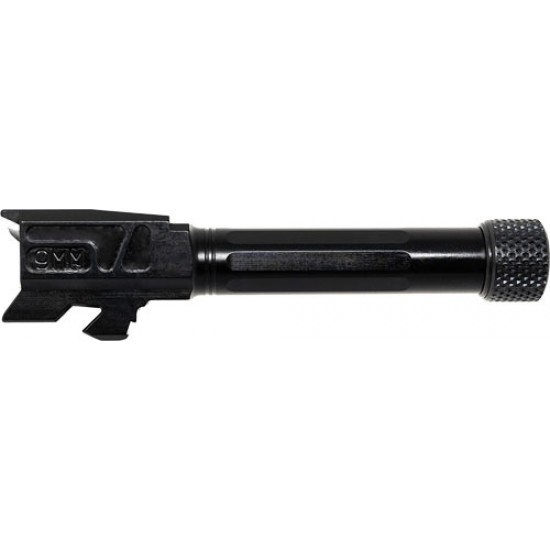 FAXON FITS GLOCK 43/43X BARREL 9MM MATCH SERIES THREADED BLK