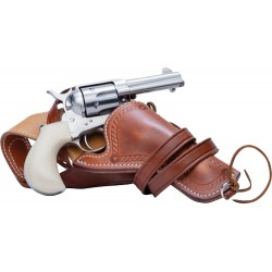 CIMARRON DOC HOLLIDAY SET 45LC SS W/KNIFE & HOLSTER