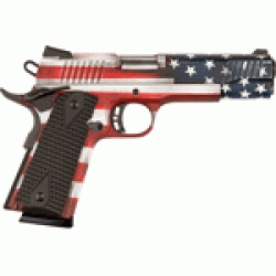 CITADEL M1911 GOVERNMENT 45ACP CERAKOT USA FLAG G10 GRIPS