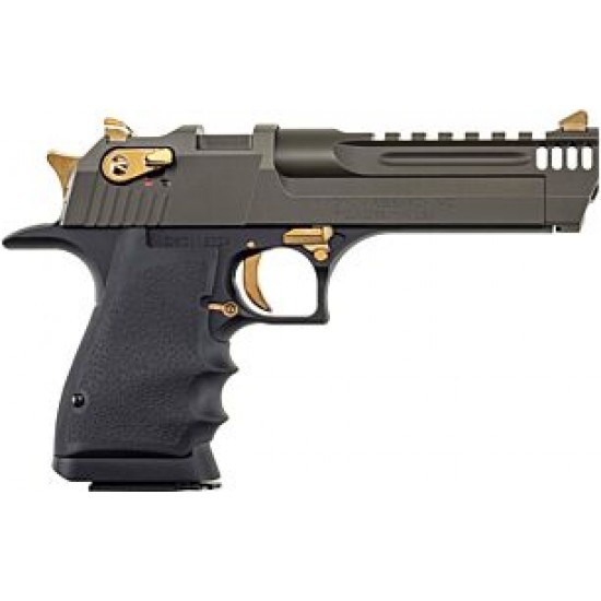 DESERT EAGLE L5 SERIES 50AE 5" BLACK & GREEN CERAKOTE