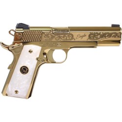 IVER JOHNSON EAGLE NOBLE WP 1911 45ACP 8RD ENGRAVED GOLD IVER JOHNSON EAGLE NOBLE WP 1911 45ACP 8RD ENGRAVED GOLD