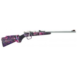 HENRY MINI BOLT RIFLE .22LR S/S MUDDY GIRL SYNTHETIC STOCK