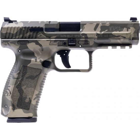 CANIK TP9SF 9MM FS 2-18RD MAGS WOODLAND GREEN POLYMER