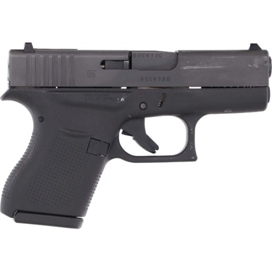 USED GLOCK 43 PISTOL 9MM 2-6RD MAGS VERY GOOD COND.