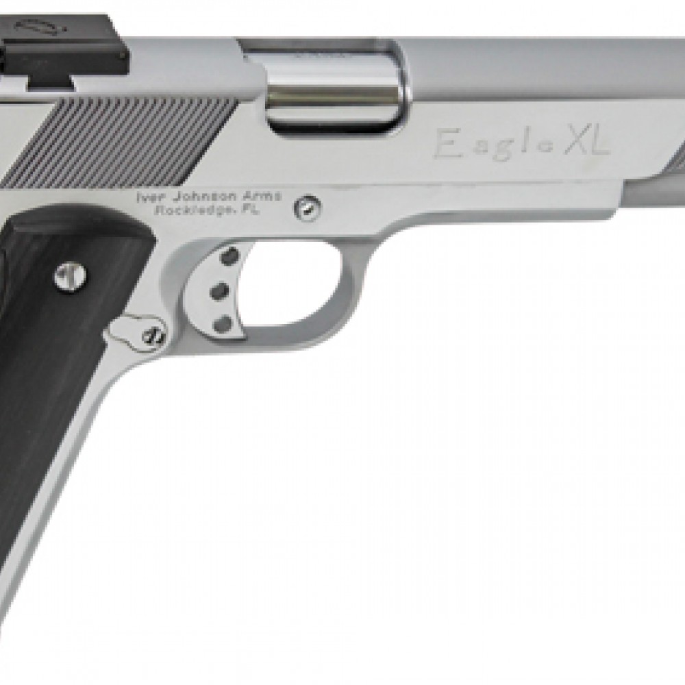 IVER JOHNSON EAGLE XL .45ACP 6" ADJ POLISHED CHROME