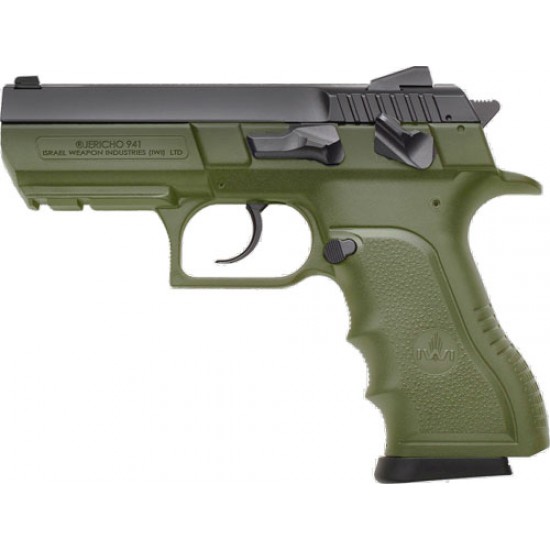IWI JERICHO 941 ENHANCED 9MM 3.8" 2-16RD MAG OD GREEN POLY