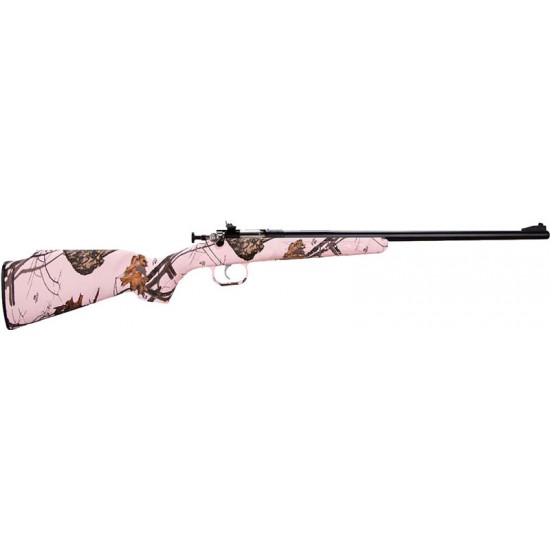 CRICKETT RIFLE G2 .22LR BLUED/MOSSY OAK PINK BLAZE