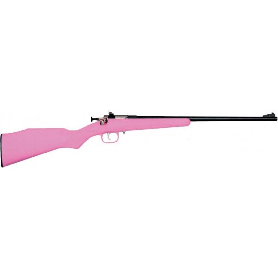 CRICKETT RIFLE G2 .22LR BLUED/PINK SYNTHETIC