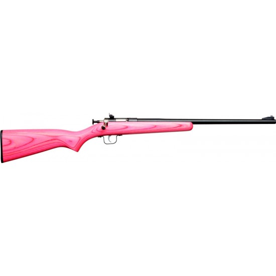 CRICKETT RIFLE G2 .22LR BLUED/PINK LAMINATE