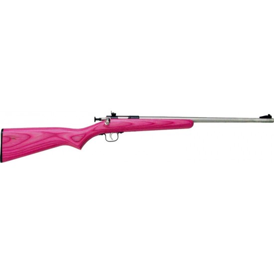 CRICKETT RIFLE G2 .22LR S/S PINK LAMINATE