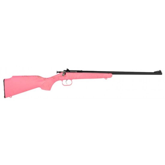 CRICKETT RIFLE G2 22LR PINK SYNTHETIC/GOLD WEB BLUED