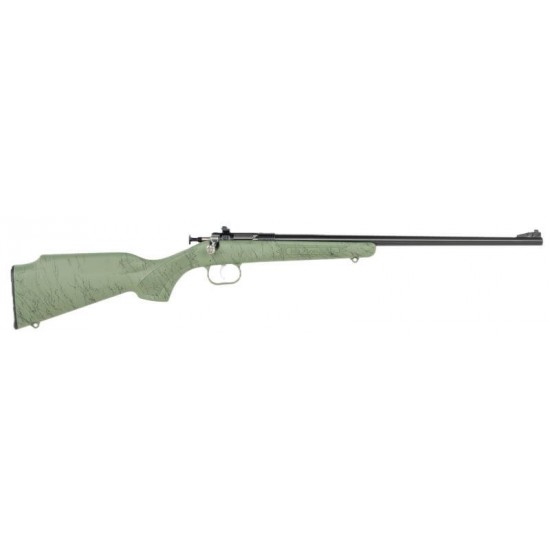 CRICKETT RIFLE G2 22LR GREEN SYNTHETIC/GOLD WEB BLUED