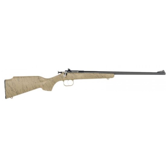 CRICKETT RIFLE G2 22LR TAN SYNTHETIC/GOLD WEB BLUED
