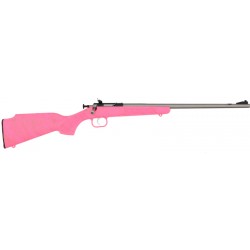 CRICKETT RIFLE G2 22LR PINK SYNTHETIC/GOLD WEB STAINLESS