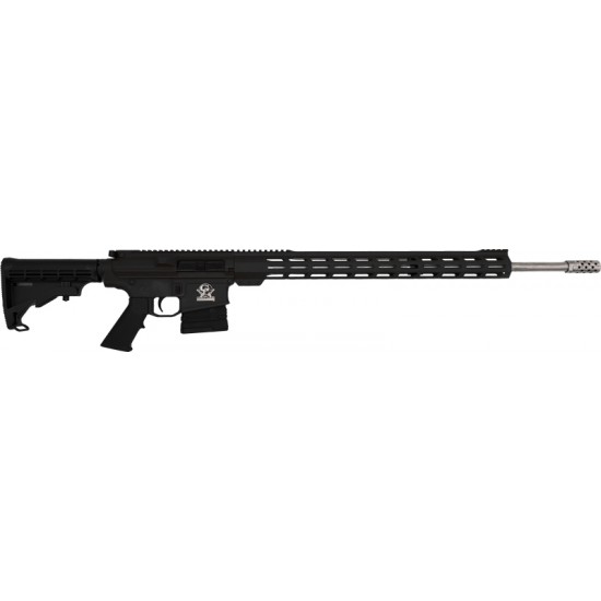 GLFA AR10 RIFLE .243 WIN. 24" S/S BBL 5-SHOT BLACK