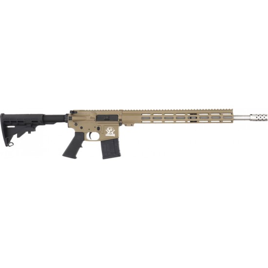 GLFA AR15 .450 BUSHMASTER 18 S/S BBL FLAT DARK EARTH