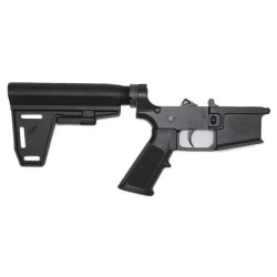 GLFA COMPLETE AR15 PISTOL LOWER RECEIVER BRACED BLACK GLFA COMPLETE AR15 PISTOL LOWER RECEIVER BRACED BLACK