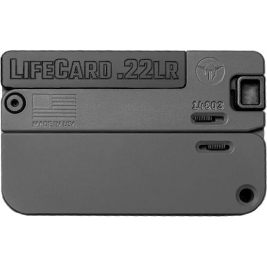 TRAILBLAZER LIFECARD .22WMR SINGLE SHOT W/22LR BBL BLK