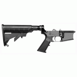DELTON AR15 COMPLETE LOWER RECEIVER W/COLLAPSIBLE STOCK
