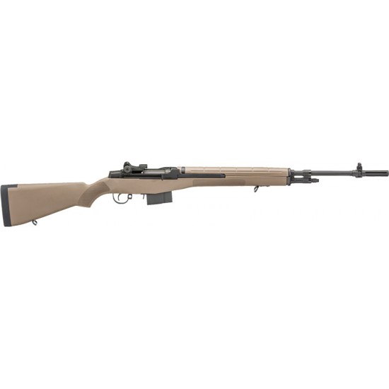 SPRINGFIELD STANDARD M1A RIFLE .308 PARKERIZED/FDE SYN STOCK