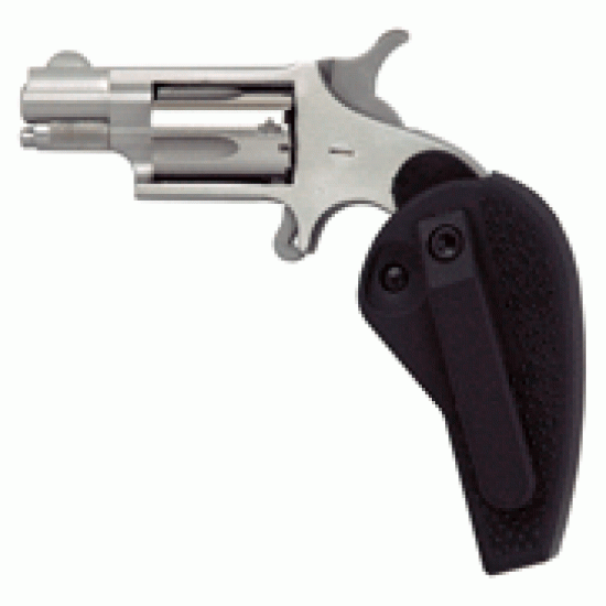 NAA MINI-REVOLVER .22LR 1-1/8" S/S MATTE W/HOLSTER GRIP