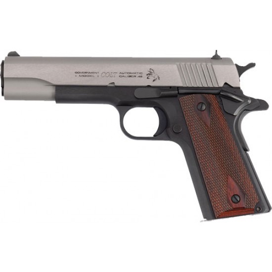 COLT 1911 45ACP 5" 7RD TWO TONE ROSEWOOD GRIPS