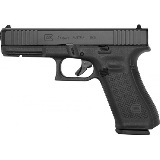 GLOCK 17 9MM GEN5 FIXED SIGHT 10-SHOT BLACK