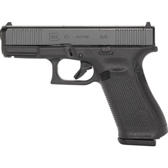 GLOCK 45 9MM MOS FIXED SIGHT 10-SHOT W/FRONT SERRATIONS