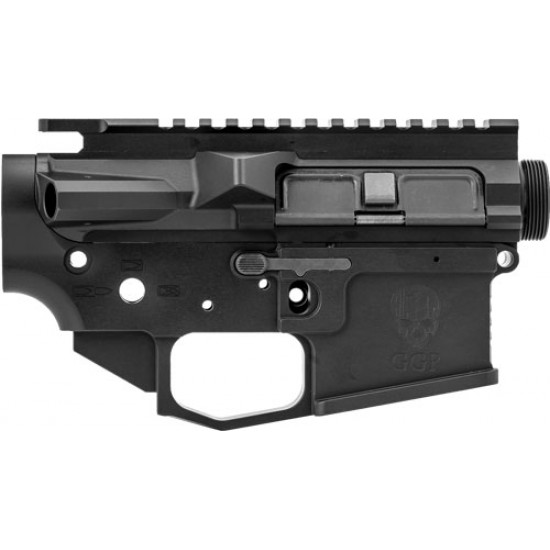 GREY GHOST PRECISION MKII AR15 RCVR SET BILLET W/BOLT RELEASE BLK