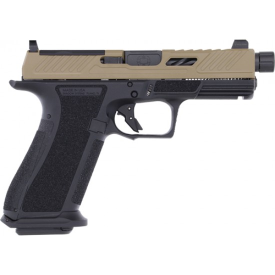 SHADOW SYSTEMS XR920 ELITE 9MM OPTIC CUT THREADED COYOTE/BLK